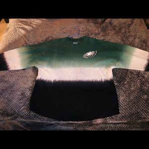 Philadephia eagles ombré long sleeve t-shirt